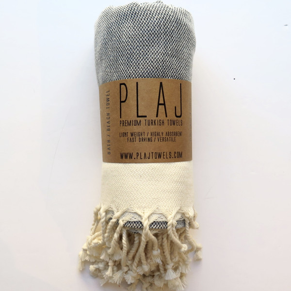 Plaj Third Beach Towel - Navy Plaj Third Beach Towel - Navy