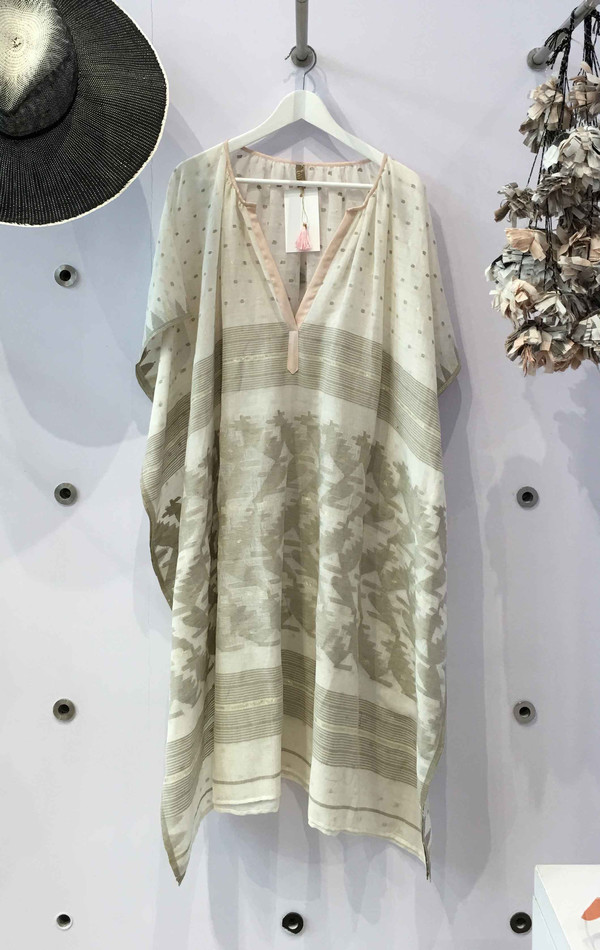 Two New York Dhaka caftan Two New York Dhaka caftan