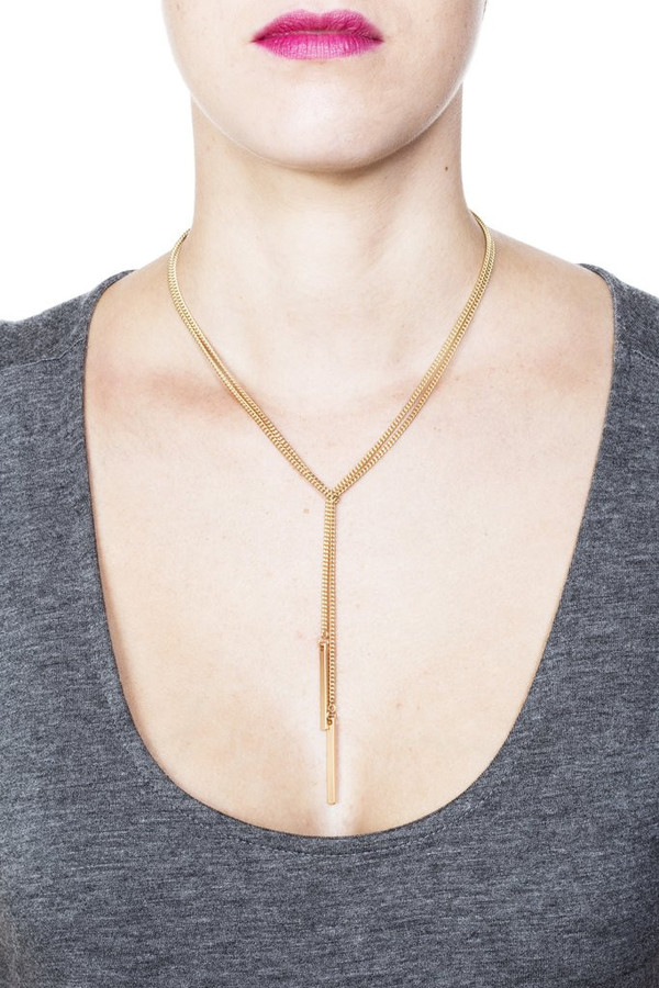 Grayling Lucia Lariat Necklace in Gold Grayling Lucia Lariat Necklace in Gold