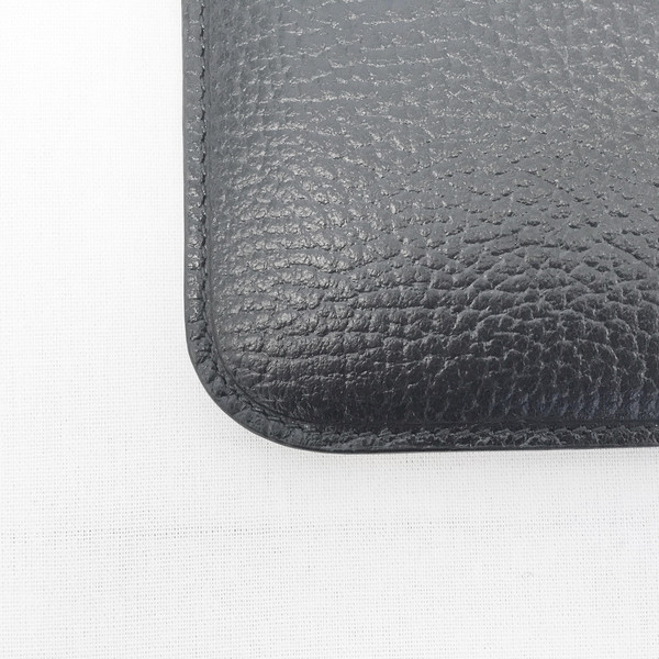 Comme des Garcons - Black / Blue Inside Zip-up Pouch Comme des Garcons - Black / Blue Inside Zip-up Pouch