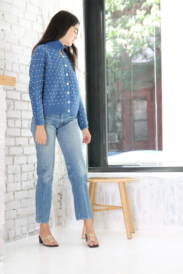 DUO NYC Vintage beaded knit cardigan DUO NYC Vintage beaded knit cardigan