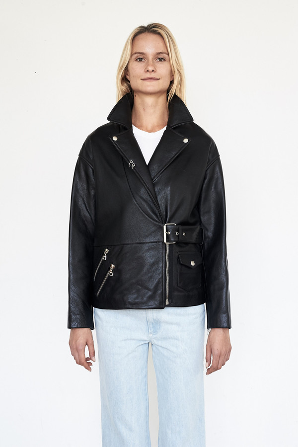 Sandy Liang Leather Biker Jacket Sandy Liang Leather Biker Jacket