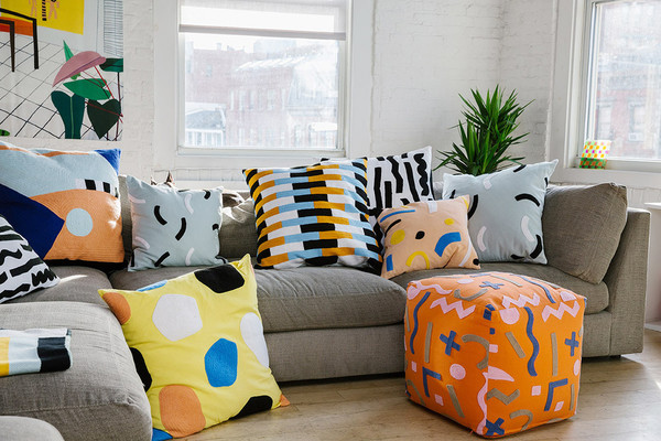 Large 'Landscape' Pillow by DusenDusen Large 'Landscape' Pillow by DusenDusen