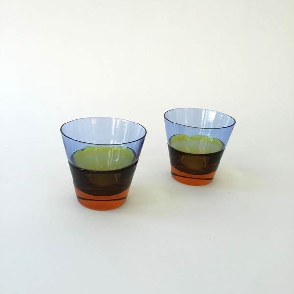 GLASS,SUGAHARA,JAPANESE JAPANESE DUO - DIPPED OLD FASHIONED GLASS GLASS,SUGAHARA,JAPANESE JAPANESE DUO - DIPPED OLD FASHIONED GLASS