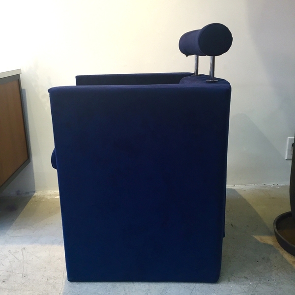 Indigo 1980s Occasional Arm Chair Indigo 1980s Occasional Arm Chair