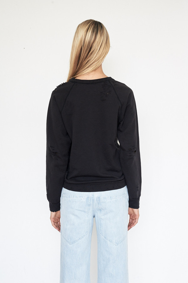Lyz Olko Cotton Never Too Late Destroyed Crew Lyz Olko Cotton Never Too Late Destroyed Crew