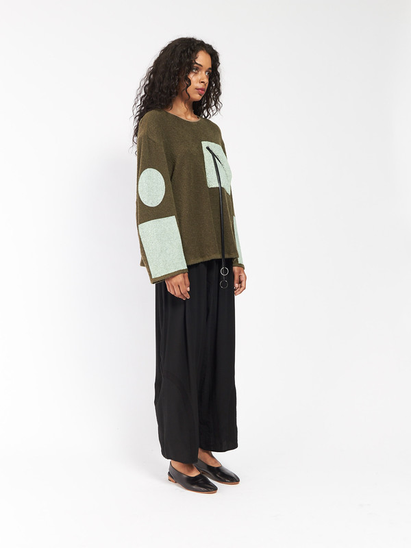 CF Goldman Patch Pullover Green CF Goldman Patch Pullover Green