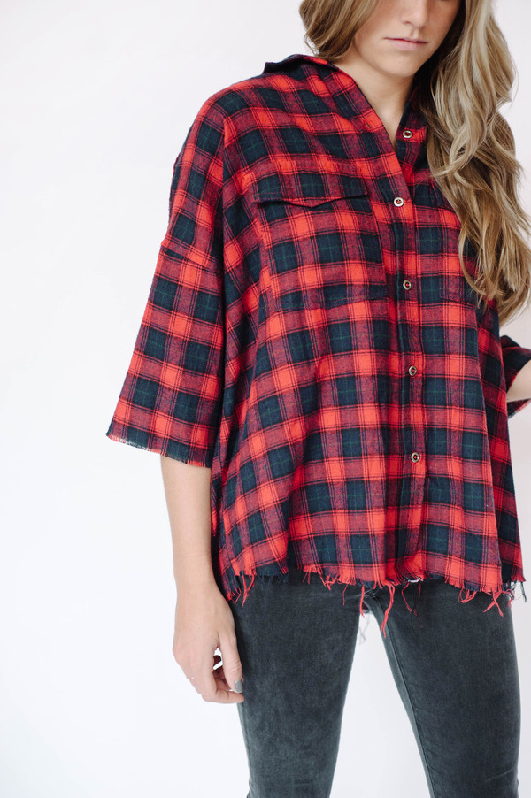 Sunday Supply Co. Fringe Plaid Sunday Supply Co. Fringe Plaid