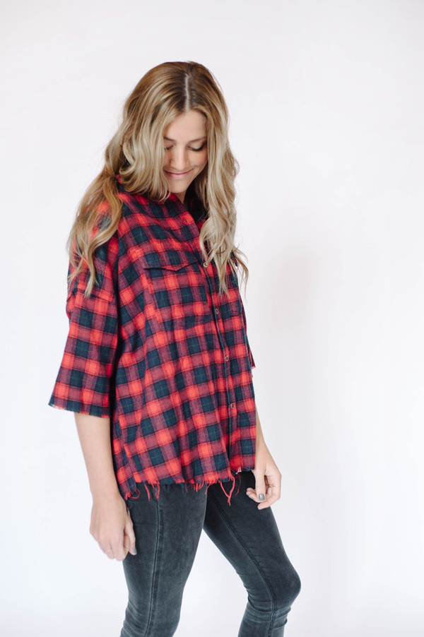 Sunday Supply Co. Fringe Plaid Sunday Supply Co. Fringe Plaid