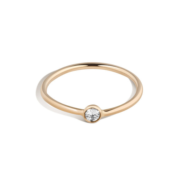 Shahla Karimi 14K Gold Subway Fine Ring - Express Stop Shahla Karimi 14K Gold Subway Fine Ring - Express Stop