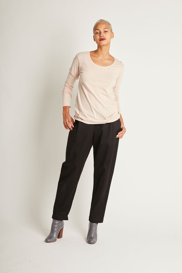 Kowtow Building Block Long Sleeve Top in Blush Kowtow Building Block Long Sleeve Top in Blush