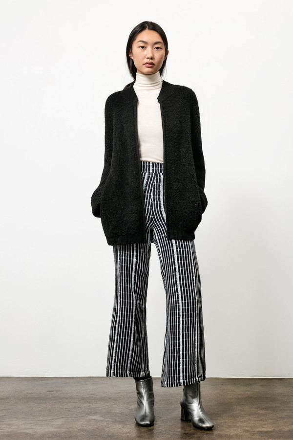 Osei-Duro Boucle Cardigan in Black Osei-Duro Boucle Cardigan in Black