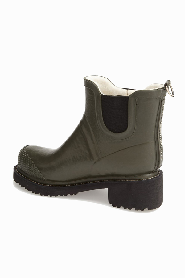 ILSE JACOBSEN Hornbaek 'RUB 47' Short Rain Boot- Khaki ILSE JACOBSEN Hornbaek 'RUB 47' Short Rain Boot- Khaki