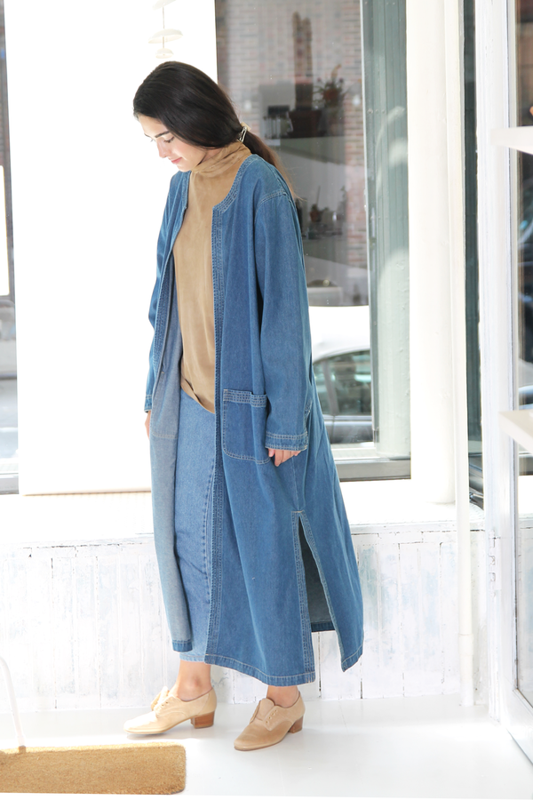 DUO NYC Vintage Denim Duster DUO NYC Vintage Denim Duster