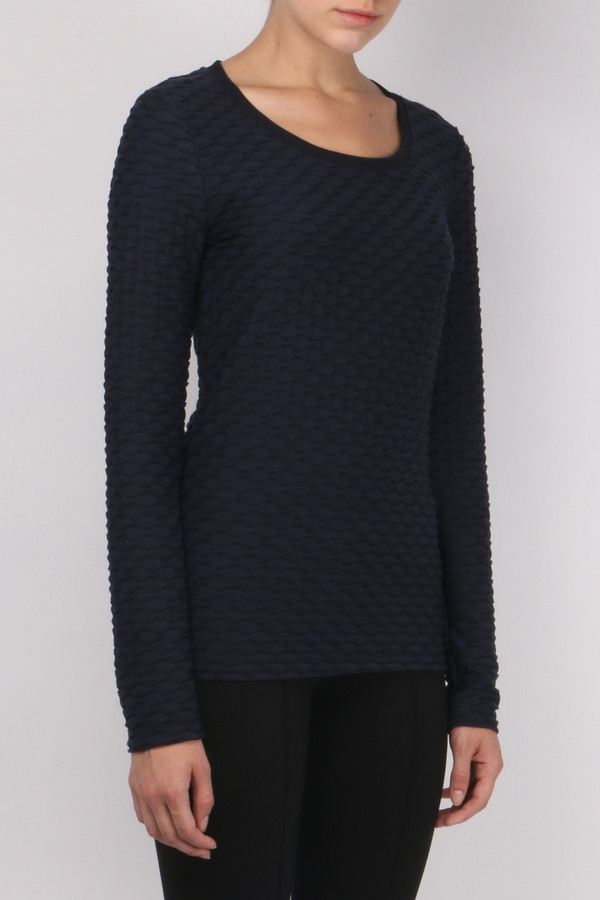 Carven Jacquard Long Sleeve Tee Carven Jacquard Long Sleeve Tee
