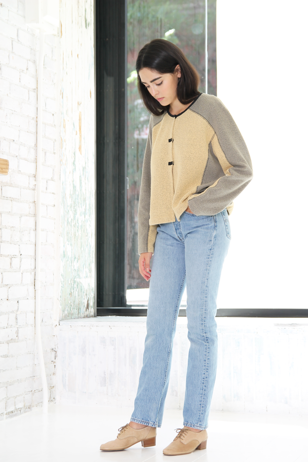 DUO NYC Vintage Color Block Cardigan DUO NYC Vintage Color Block Cardigan