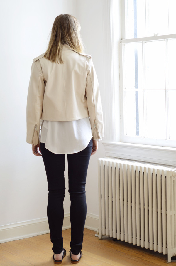 Ganni Angela Leather Biker Jacket Ganni Angela Leather Biker Jacket