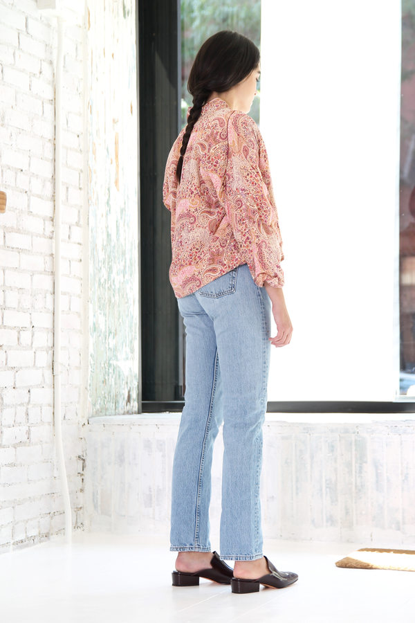 DUO NYC Vintage Silk Cropped Jacket DUO NYC Vintage Silk Cropped Jacket