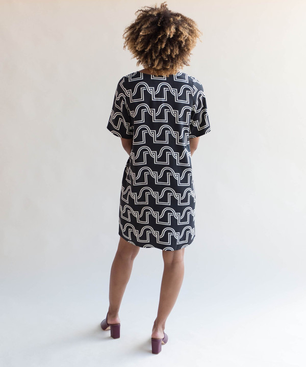 Dusen Dusen Black Duo Weave Short Yes Dress Dusen Dusen Black Duo Weave Short Yes Dress
