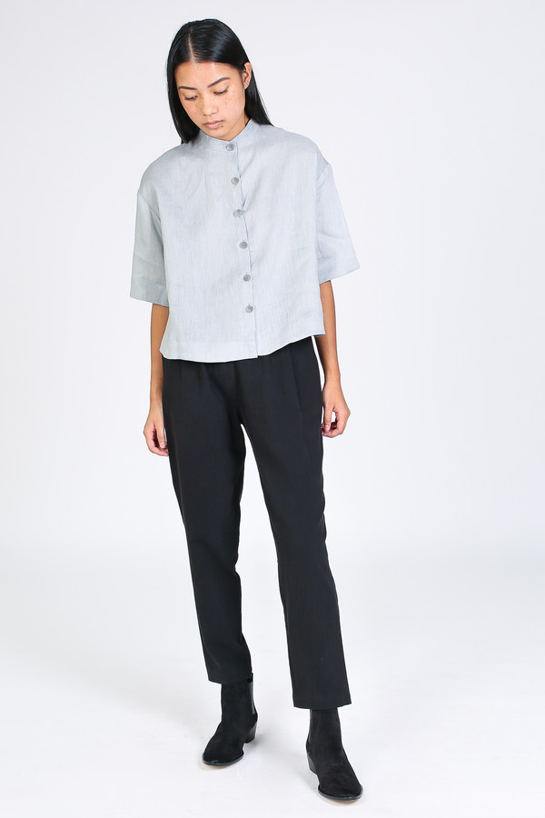 First Rite Narrow trouser in black First Rite Narrow trouser in black