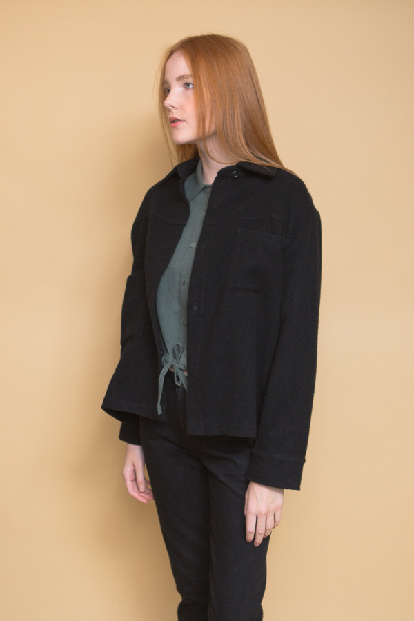First Rite Work Jacket - Black Wool First Rite Work Jacket - Black Wool