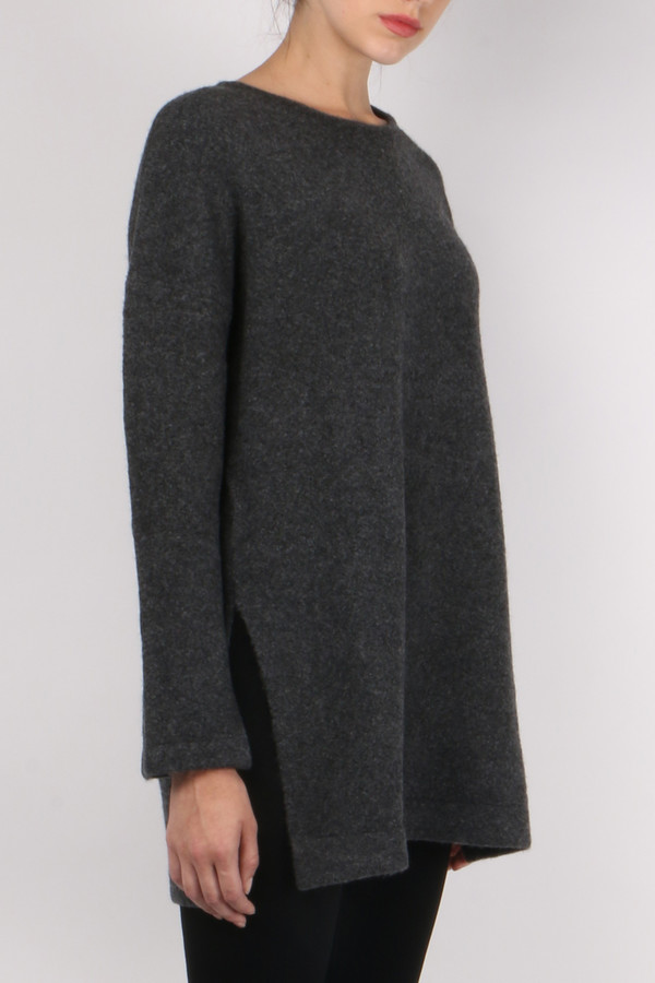 Allude Slit Pullover Allude Slit Pullover