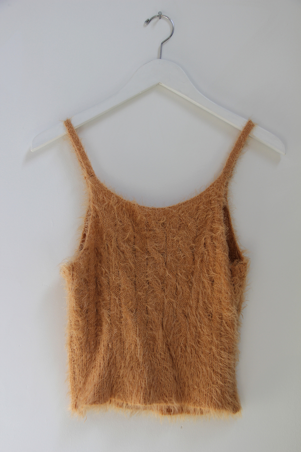 Hey Jude Textured Marigold Tank Hey Jude Textured Marigold Tank
