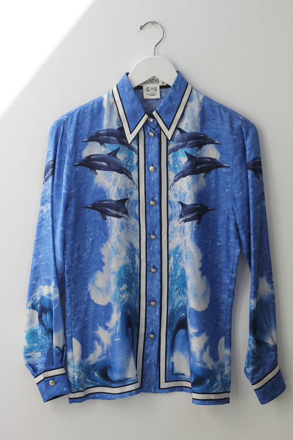 Hey Jude Vintage Dolphin Blouse by Escada Hey Jude Vintage Dolphin Blouse by Escada