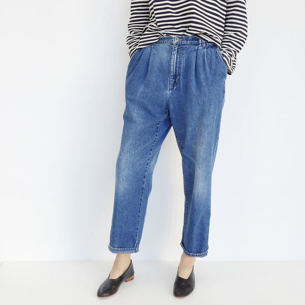 Johan Vintage Pleated Denim Pant Johan Vintage Pleated Denim Pant