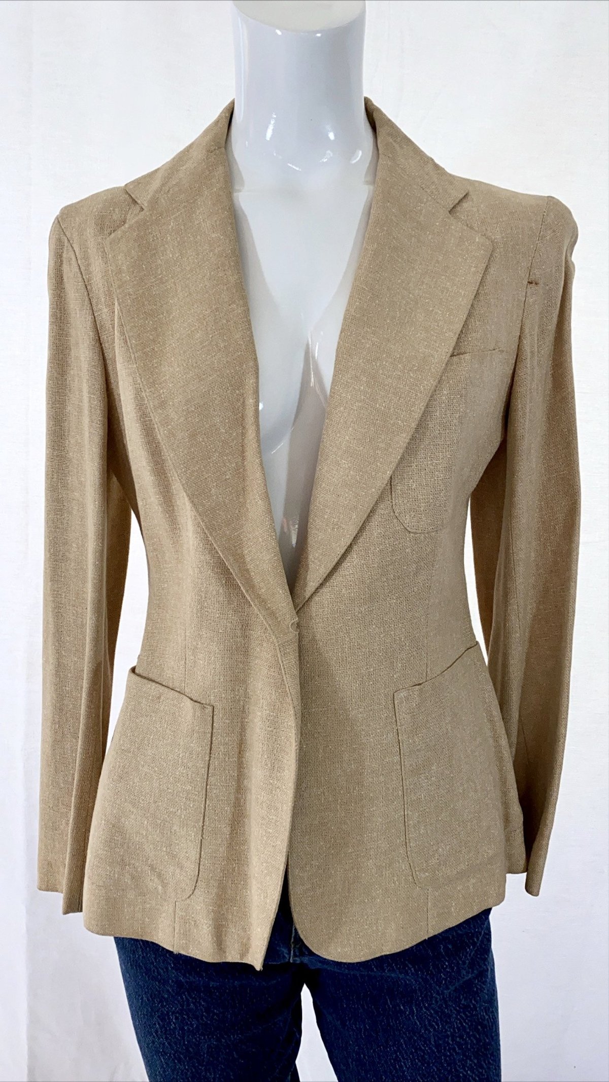 evan picone wool blazer