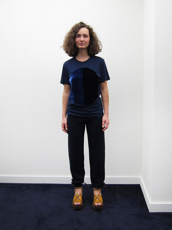 Unisex Correll Correll Duo Velvet T-Shirt, Navy/Black Unisex Correll Correll Duo Velvet T-Shirt, Navy/Black