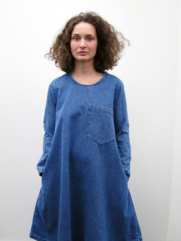 69 Basic Dress - Medium Denim 69 Basic Dress - Medium Denim