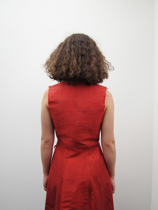 Alexa Stark Wrap Dress, Red Silk Alexa Stark Wrap Dress, Red Silk