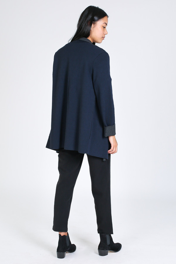 Majestic Waterfall cardigan in marine/anthracite Majestic Waterfall cardigan in marine/anthracite
