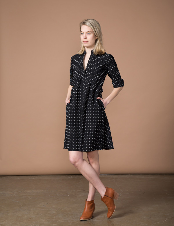 SBJ Austin Ellen Dress - Black Swiss Dot SBJ Austin Ellen Dress - Black Swiss Dot