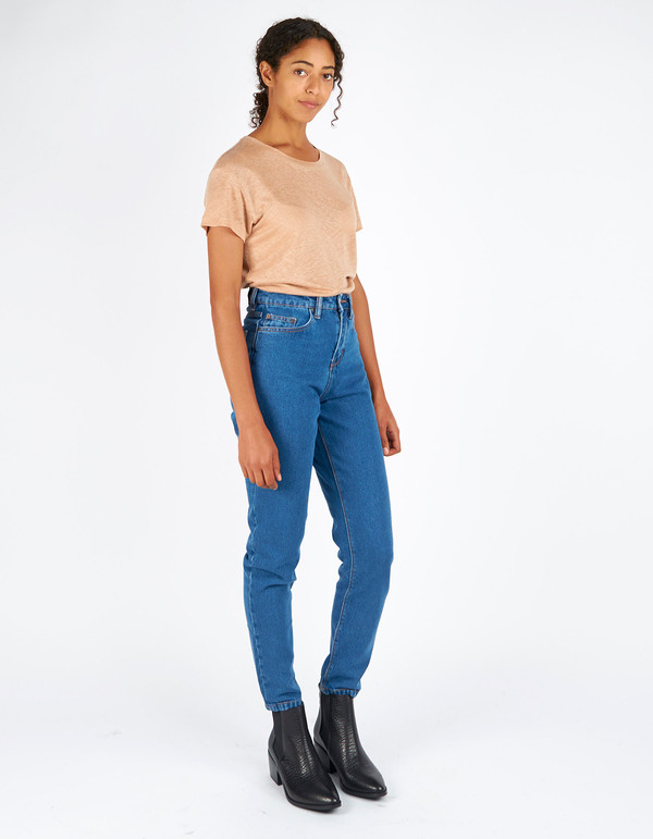 Filippa K Linen T-Shirt Almondine Filippa K Linen T-Shirt Almondine
