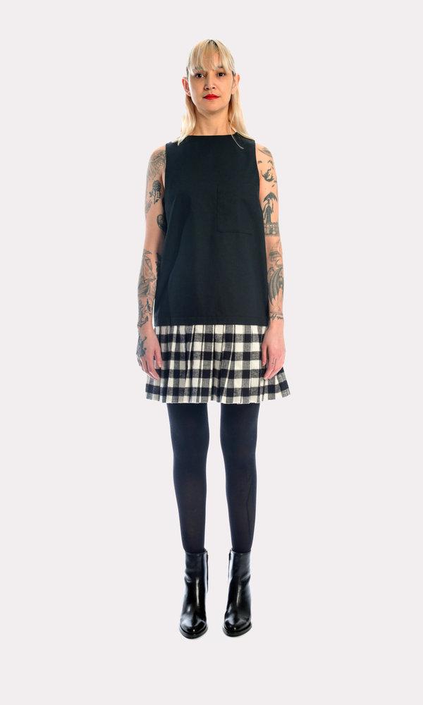 Kurt Lyle Princeton Jumper in Black + Check Kurt Lyle Princeton Jumper in Black + Check
