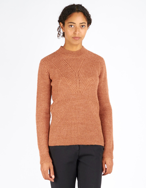 Storm & Marie Gabby Knit Sweater Gingerbread Melange Storm & Marie Gabby Knit Sweater Gingerbread Melange