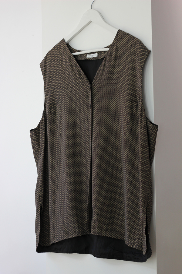 Hey Jude Vintage Geometric Silk Vest Hey Jude Vintage Geometric Silk Vest