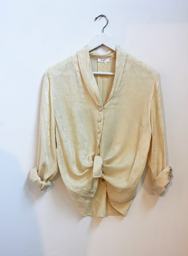 Hey Jude Vintage Brushed Silk Blouse Hey Jude Vintage Brushed Silk Blouse