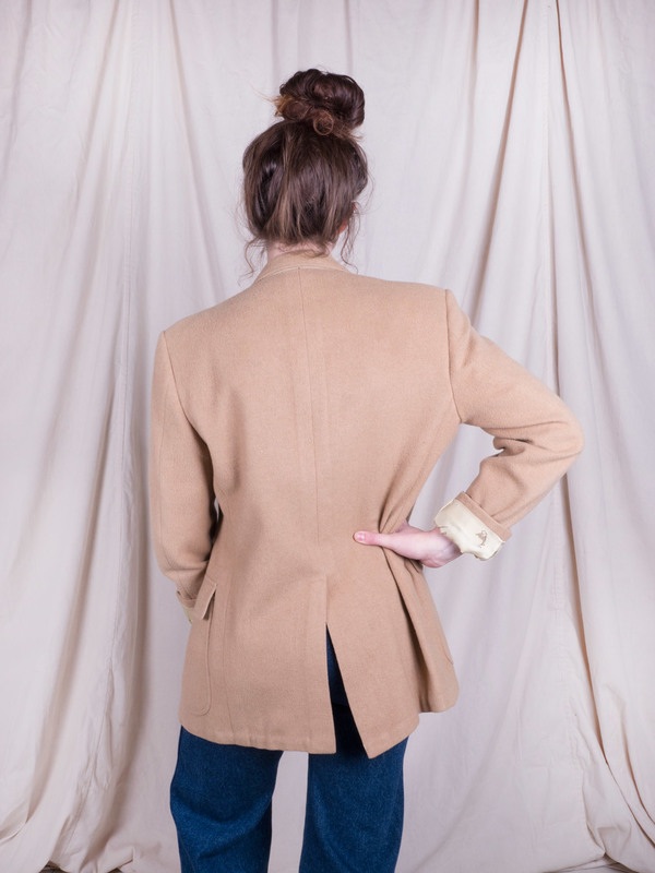 Woods Vintage Camel Wool Blazer Woods Vintage Camel Wool Blazer