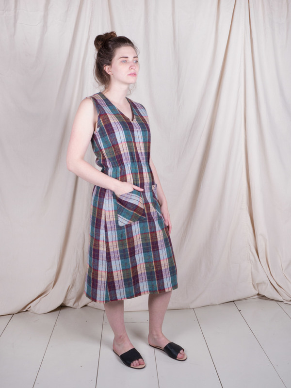 Vintage Plaid Wool Dress Vintage Plaid Wool Dress