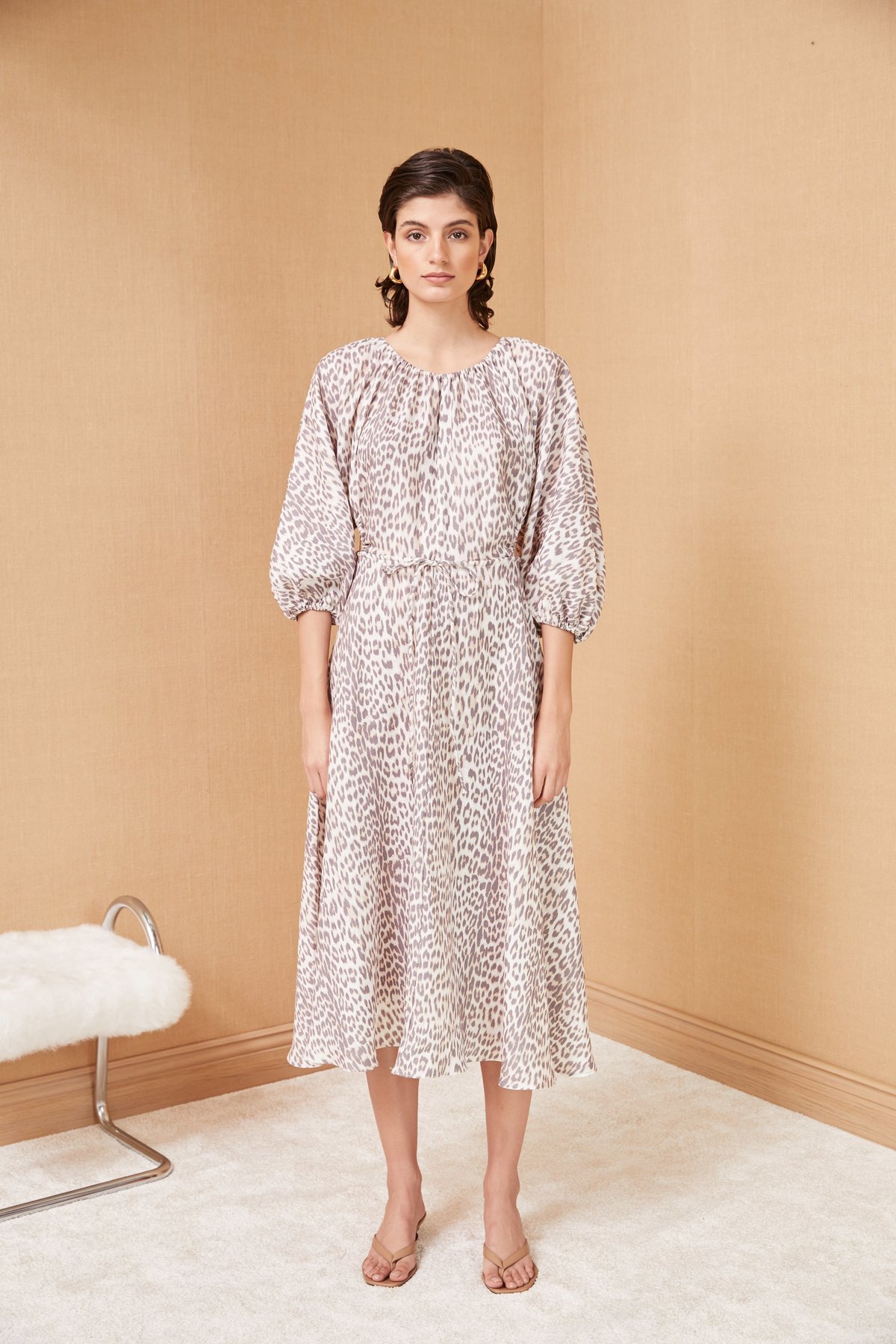 bec and bridge cheetah dress