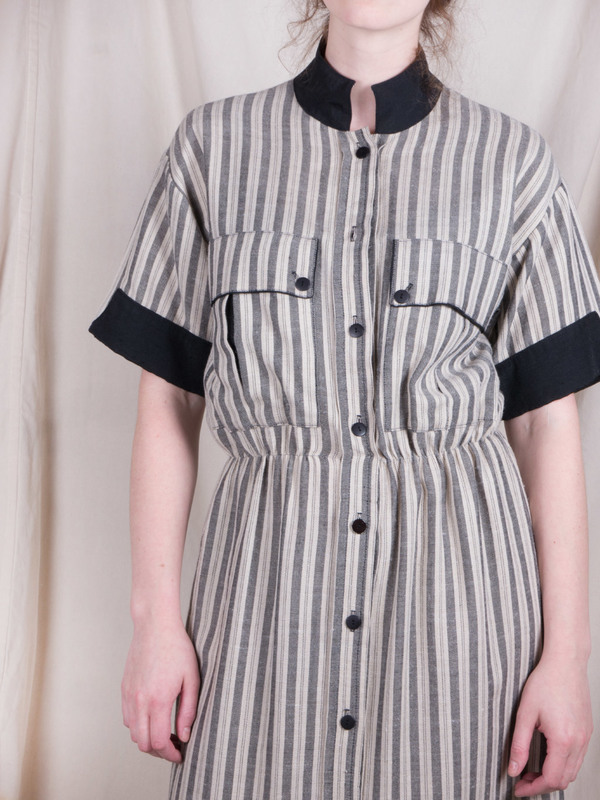 Woods Vintage Striped Dress Woods Vintage Striped Dress