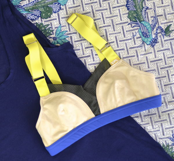 VPL B Bra "Upcycle" - Ecru/Blue VPL B Bra "Upcycle" - Ecru/Blue