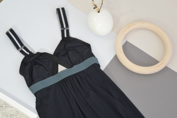VPL Convexity Breaker Midi Dress: Black Skin VPL Convexity Breaker Midi Dress: Black Skin