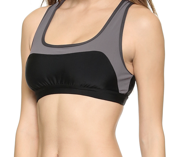 VPL Convexity Swim & Workout Bra Top: Black VPL Convexity Swim & Workout Bra Top: Black