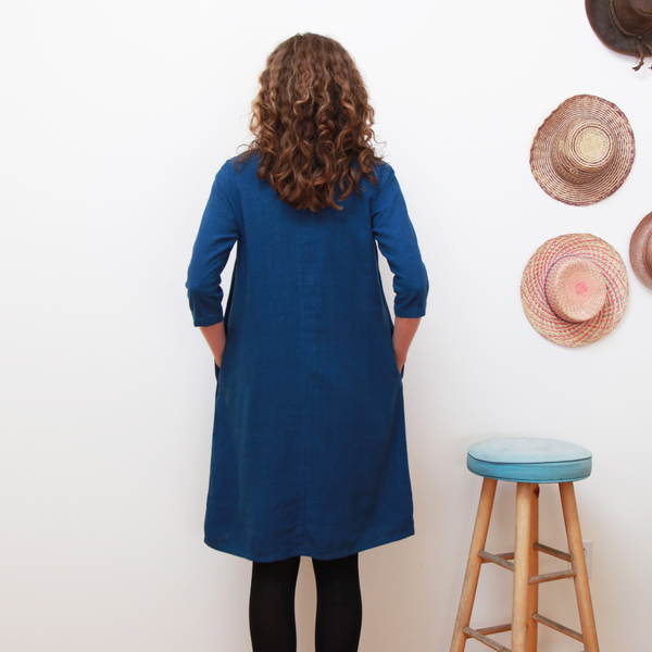 Me & Arrow 3/4 Sleeve Tall Dress - Deep Ocean Me & Arrow 3/4 Sleeve Tall Dress - Deep Ocean