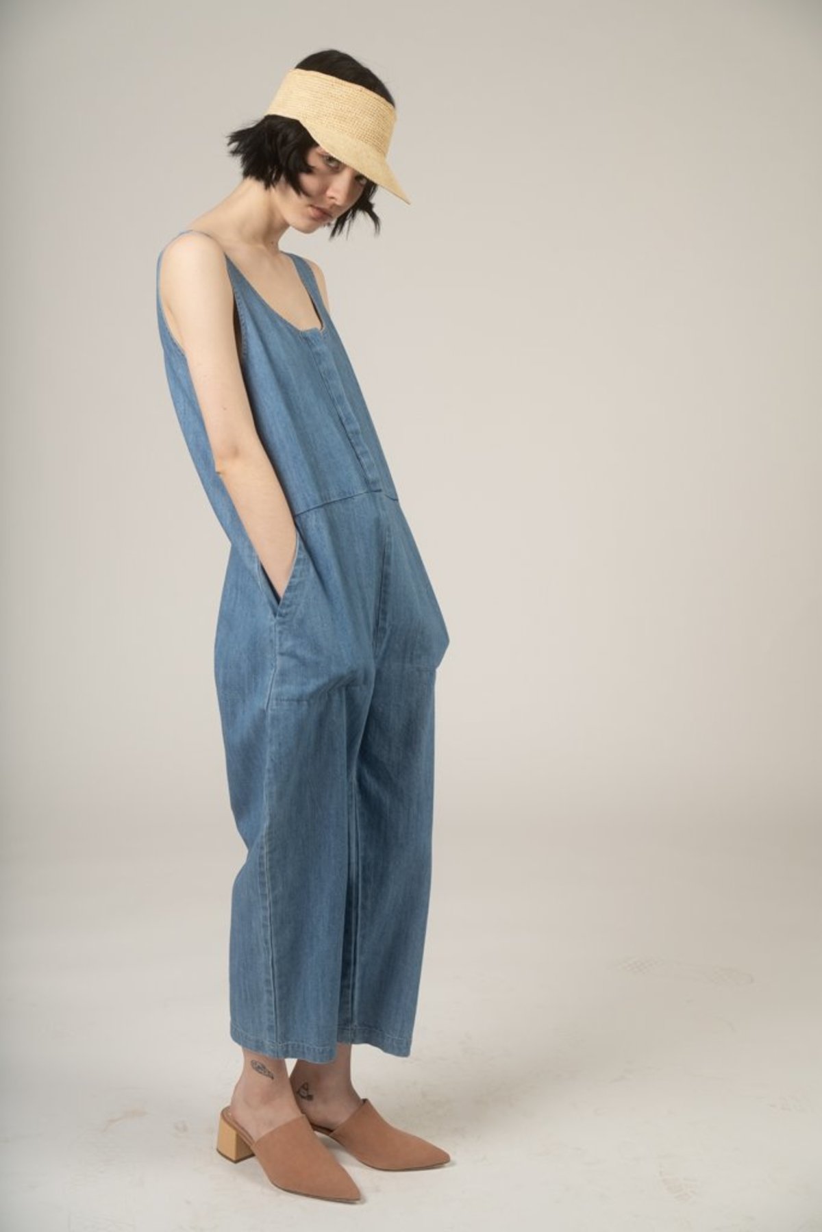 Ilana Kohn Leroy Jumpsuit - Faded Denim 