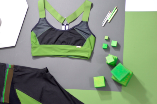 VPL Neo Gridlock Bra: Moss VPL Neo Gridlock Bra: Moss